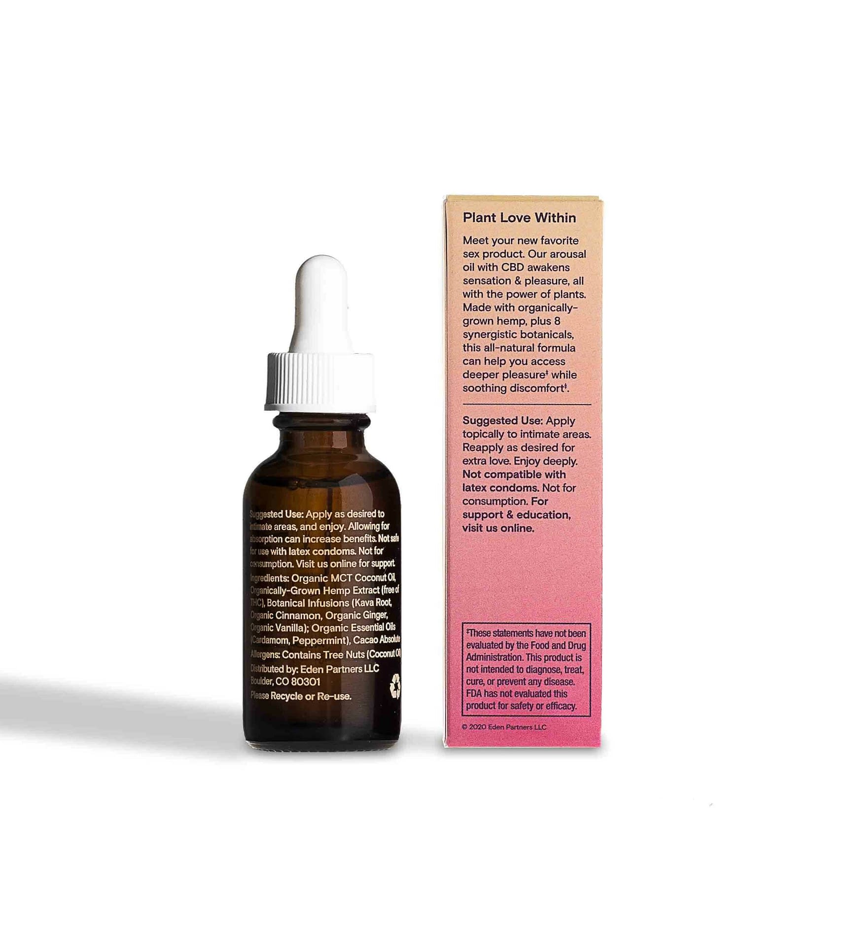 Foria Arousal Oil with CBD Herbal Plants Wellness