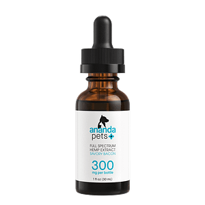 Ananda Pets 300mg Bacon Flavored Drops